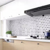 Meteorite Hexagon Authentic White and Grey Marble Mosaic Wall and Floor Tile