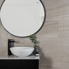 Alixa Minx Brown Stone Effect Ceramic 900x300mm Wall Tile in Bathroom Close up 5