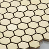 Allure Gold Hexagon Mosaic Wall Tile Product Photo 2