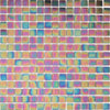 Amethyst Purple Mix Square Glass Mosaic Wall Tile Product Photo 1