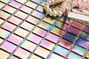 Amethyst Purple Mix Square Glass Mosaic Wall Tile Product Photo 2