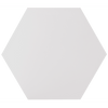 Amsterdam Hexagon Matt White Porcelain Wall and Floor Tile Product Photo