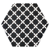 Amsterdam Matt Hexagon Monochrome Décor Pattern Wall and Floor Tile Product Photo Tile Variant 12