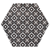 Amsterdam Matt Hexagon Monochrome Décor Pattern Wall and Floor Tile Product Photo Tile Variant 1