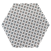 Amsterdam Matt Hexagon Monochrome Décor Pattern Wall and Floor Tile Product Photo Tile Variant 2