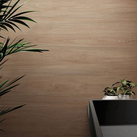 Arden XL Classic Wood Effect  120x20cm Porcelain Floor Tile in Bathroom