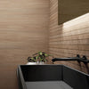 Arden XL Lined Classic Wood Effect 120x60cm Ceramic Wall Tile in Bathroom