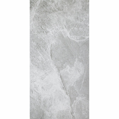 Ark Slate Cloud Grey Stone Effect 30x60cm Porcelain Wall and Floor Tile Product Photo 1
