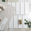 Artisan White Metro Subway Ceramic Wall 100x300mm Tile Product Photo 3