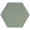 Avatar Matt Emerald Green Hexagon Porcelain Wall and Floor Tile Product Photo