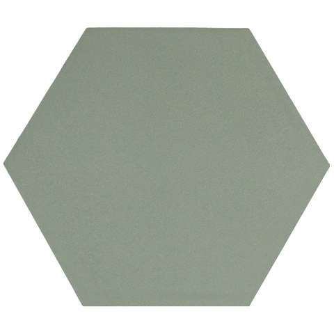 Avatar Matt Emerald Green Hexagon Porcelain Wall and Floor Tile Product Photo