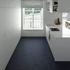 Avatar Matt Navy Blue Hexagon Porcelain Wall and Floor Tile on Kitchen Floor
