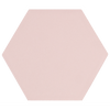 Avatar Matt Rose Pink Hexagon Porcelain Wall and Floor Tile Product Photo