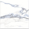 White and Blue Marble Effect on 60x60cm Polished Porcelain Tile