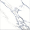 White and Blue Marble Effect Carrara Porcelain Tile