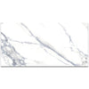 White and Blue Marble Effect Polished Porcelain XL Tile
