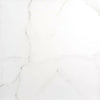 White Marble Effect Wall and Floor Tile with Soft Light Grey Veining