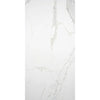 Soft White Carrara Marble Effect Tile with Gentle Grey Veins