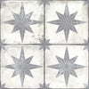 Compass Grey and White Pattern Floor Ceramic Tile Product Photo