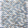 Costal Blue Brick Mosaic Wall Tile Product Photo 1