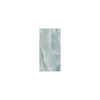Rectangular tile with a light blue marble pattern on a white background