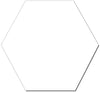 Galaxy Hexagon Sky White Porcelain 201x201mm Wall and Floor Tile Product Photo