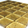 Golden Square Gold Glass Mosaic Wall Tile Product Photo 3