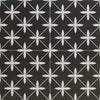 Maple Black Star Patterned Ceramic Floor 450x450mm Tile Product Photo