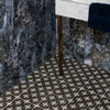 Maple Black Star Patterned Ceramic Floor 450x450mm Tile on Bathroom Floor 3