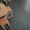 Maple Black Star Patterned Ceramic Floor 450x450mm Tile on Kitchen Floor