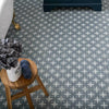 Maple Midnight Blue Star Patterned Ceramic Floor 450x450mm Tile 3