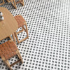 Maple White Star Patterned Ceramic Floor 450x450mm Tile on Kitchen Floor