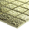Metallica Lava Gold Textured Square Mosaic Wall Tile Product Photo 2
