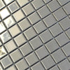 Metallica Silver Glass Square Wall Mosaic Tile Product Photo 2