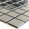 Metallica Silver Glass Square Wall Mosaic Tile Product Photo 3