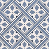 Mr Jones Midnight Dark Blue Wall and Floor Porcelain 33x33cm Pattern Tile Product Photo 1