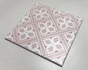 Mr Jones Pink Wall and Floor Porcelain 33x33cm Pattern Tile Product Photo 2
