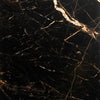 Nero Marquina Black and Gold Polished Marble Effect 600x600mm Floor Tile Product Photo 2