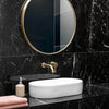 Nero Marquina Black and White Polished Marble Effect 1200x600mm Wall and Floor Tile in Bathroom 2