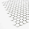 Penny Gloss White Circle Mosaic Wall and Floor Tile Product Image 2