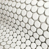 Penny Matt White Circle Mosaic Wall and Floor Tile Product Image 2