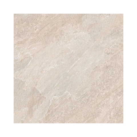 Rome Sandstone Ivory Matt Stone Effect Porcelain Wall and Floor 600x600mm Tile Product Photo 1