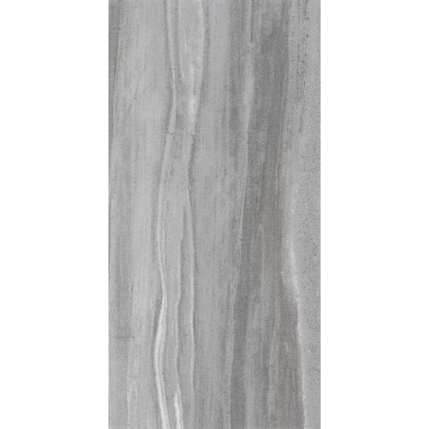 Serenity Grey 60x30cm Polished Porcelain Stone Effect Wall and Floor Tile Product Photo