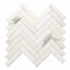 Siena Warm Beige Authentic Marble Herringbone Mosaic Wall and Floor Tile Product Image 2