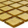 Slim Golden Square Gold Glass Mosaic Wall and Floor Tile Product Photo 2