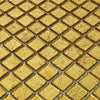 Slim Golden Square Gold Glass Mosaic Wall and Floor Tile Product Photo 3