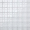 Snow White Plain Square Glass Mosaic Wall Tile Product Photo 1