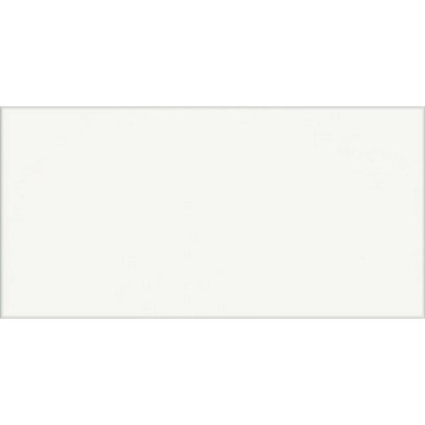 Spellbound White Matt Flat Metro Subway Ceramic Wall 100x200mm Tile Product Photo