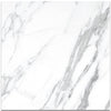 White and Grey Marble Effect on 600x600mm Matt Porcelain Tile