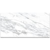 White Marble Effect Matt Porcelain Tile with Fine Grey Veining